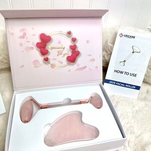 Leicare Professional Jade Facial Roller kit